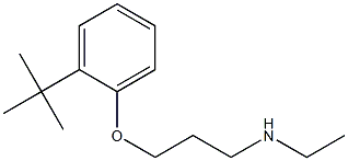 [3-(2-tert-butylphenoxy)propyl](ethyl)amine 结构式