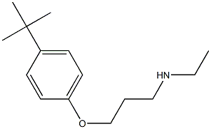 [3-(4-tert-butylphenoxy)propyl](ethyl)amine 结构式