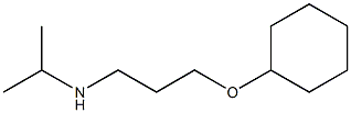 [3-(cyclohexyloxy)propyl](propan-2-yl)amine 结构式