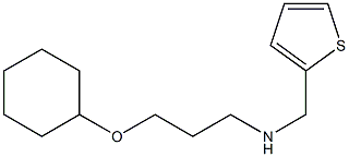 [3-(cyclohexyloxy)propyl](thiophen-2-ylmethyl)amine 结构式