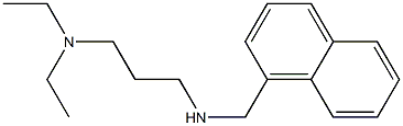 [3-(diethylamino)propyl](naphthalen-1-ylmethyl)amine 结构式