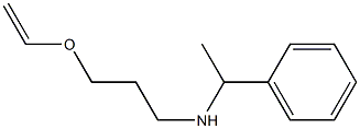 [3-(ethenyloxy)propyl](1-phenylethyl)amine 结构式