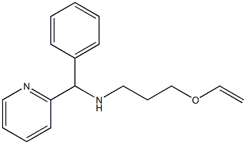 [3-(ethenyloxy)propyl][phenyl(pyridin-2-yl)methyl]amine 结构式