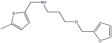 [3-(furan-2-ylmethoxy)propyl][(5-methylthiophen-2-yl)methyl]amine 结构式