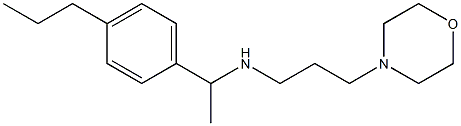 [3-(morpholin-4-yl)propyl][1-(4-propylphenyl)ethyl]amine 结构式