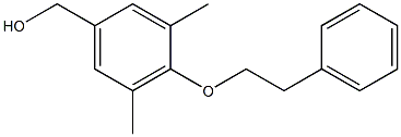 [3,5-dimethyl-4-(2-phenylethoxy)phenyl]methanol 结构式