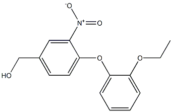 [4-(2-ethoxyphenoxy)-3-nitrophenyl]methanol 结构式