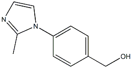 [4-(2-methyl-1H-imidazol-1-yl)phenyl]methanol 结构式