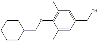 [4-(cyclohexylmethoxy)-3,5-dimethylphenyl]methanol 结构式