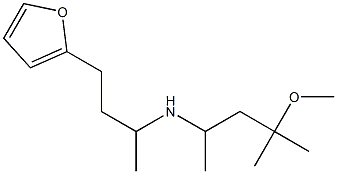 [4-(furan-2-yl)butan-2-yl](4-methoxy-4-methylpentan-2-yl)amine 结构式