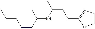 [4-(furan-2-yl)butan-2-yl](heptan-2-yl)amine 结构式