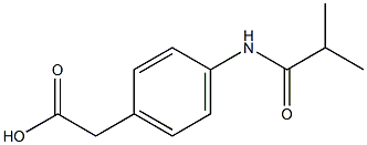 [4-(isobutyrylamino)phenyl]acetic acid 结构式