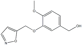 [4-methoxy-3-(1,2-oxazol-5-ylmethoxy)phenyl]methanol 结构式