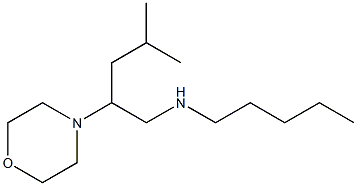 [4-methyl-2-(morpholin-4-yl)pentyl](pentyl)amine 结构式