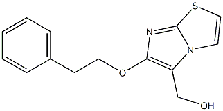 [6-(2-phenylethoxy)imidazo[2,1-b][1,3]thiazol-5-yl]methanol 结构式