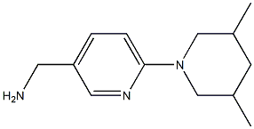 [6-(3,5-dimethylpiperidin-1-yl)pyridin-3-yl]methylamine 结构式