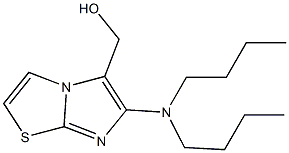 [6-(dibutylamino)imidazo[2,1-b][1,3]thiazol-5-yl]methanol 结构式