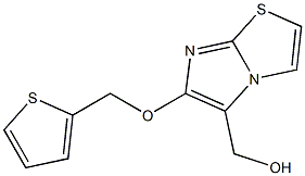 [6-(thien-2-ylmethoxy)imidazo[2,1-b][1,3]thiazol-5-yl]methanol 结构式