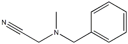 [benzyl(methyl)amino]acetonitrile 结构式