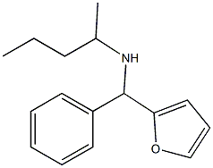 [furan-2-yl(phenyl)methyl](pentan-2-yl)amine 结构式