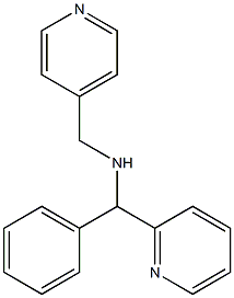 [phenyl(pyridin-2-yl)methyl](pyridin-4-ylmethyl)amine 结构式