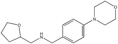 {[4-(morpholin-4-yl)phenyl]methyl}(oxolan-2-ylmethyl)amine 结构式