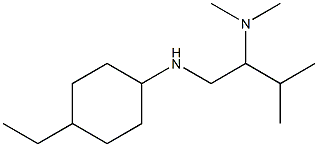 {1-[(4-ethylcyclohexyl)amino]-3-methylbutan-2-yl}dimethylamine 结构式