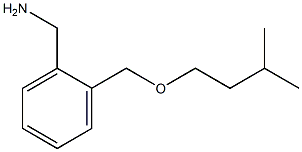 {2-[(3-methylbutoxy)methyl]phenyl}methanamine 结构式
