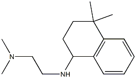 {2-[(4,4-dimethyl-1,2,3,4-tetrahydronaphthalen-1-yl)amino]ethyl}dimethylamine 结构式
