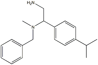 {2-amino-1-[4-(propan-2-yl)phenyl]ethyl}(benzyl)methylamine 结构式