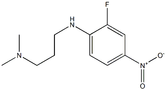 {3-[(2-fluoro-4-nitrophenyl)amino]propyl}dimethylamine 结构式