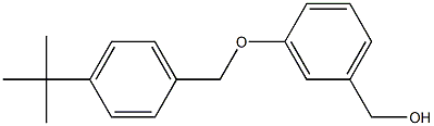 {3-[(4-tert-butylphenyl)methoxy]phenyl}methanol 结构式