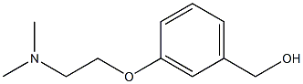 {3-[2-(dimethylamino)ethoxy]phenyl}methanol 结构式