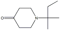 1-(1,1-dimethylpropyl)piperidin-4-one 结构式