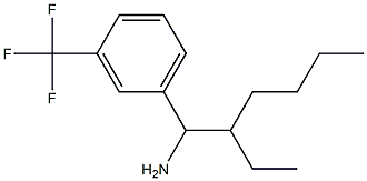 1-(1-amino-2-ethylhexyl)-3-(trifluoromethyl)benzene 结构式