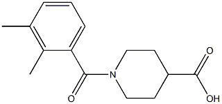 1-(2,3-dimethylbenzoyl)piperidine-4-carboxylic acid 结构式