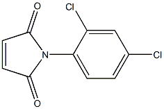 1-(2,4-dichlorophenyl)-2,5-dihydro-1H-pyrrole-2,5-dione 结构式