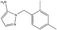 1-(2,4-dimethylbenzyl)-1H-pyrazol-5-amine 结构式