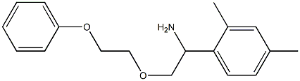 1-(2,4-dimethylphenyl)-2-(2-phenoxyethoxy)ethan-1-amine 结构式