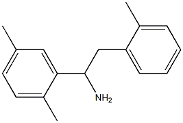 1-(2,5-dimethylphenyl)-2-(2-methylphenyl)ethan-1-amine 结构式