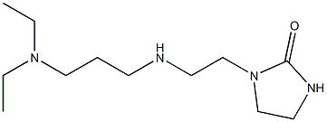 1-(2-{[3-(diethylamino)propyl]amino}ethyl)imidazolidin-2-one 结构式