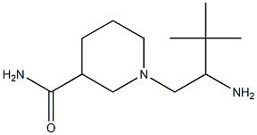 1-(2-amino-3,3-dimethylbutyl)piperidine-3-carboxamide 结构式