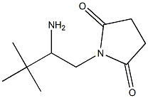 1-(2-amino-3,3-dimethylbutyl)pyrrolidine-2,5-dione 结构式