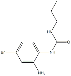 1-(2-amino-4-bromophenyl)-3-propylurea 结构式