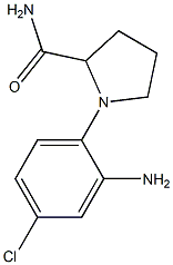 1-(2-amino-4-chlorophenyl)pyrrolidine-2-carboxamide 结构式