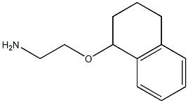 1-(2-aminoethoxy)-1,2,3,4-tetrahydronaphthalene 结构式