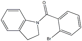 1-(2-bromobenzoyl)indoline 结构式