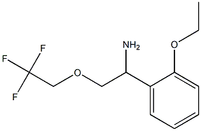 1-(2-ethoxyphenyl)-2-(2,2,2-trifluoroethoxy)ethanamine 结构式