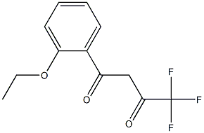 1-(2-ethoxyphenyl)-4,4,4-trifluorobutane-1,3-dione 结构式