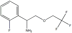 1-(2-fluorophenyl)-2-(2,2,2-trifluoroethoxy)ethanamine 结构式
